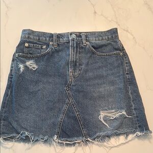 Everlane Blue Mini Skirt Casual Night Out